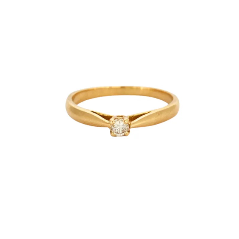 Bague solitaire diamant 0.10ct sold by 58 Facettes