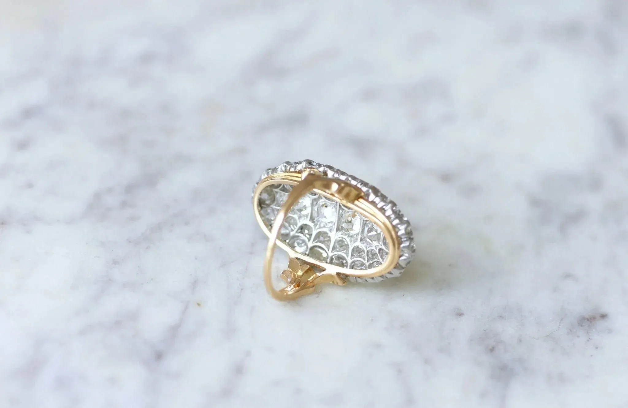 Bague marquise or jaune, diamants sold by 58 Facettes product image thumbnail 5