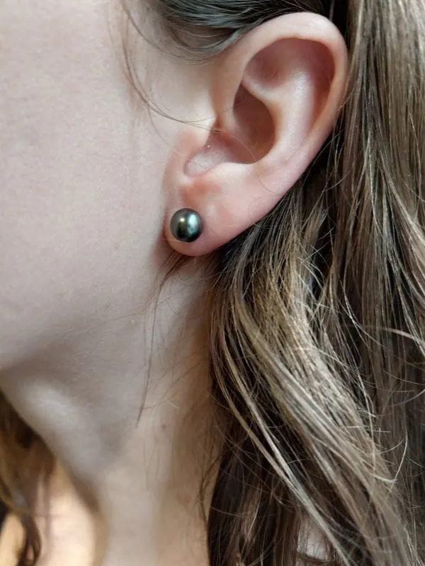 BOUCLES D'OREILLES PERLES DE TAHITI sold by 58 Facettes product image thumbnail 2