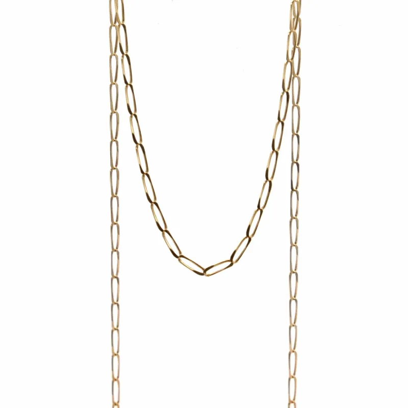 Chaine Or jaune maille cheval sold by 58 Facettes