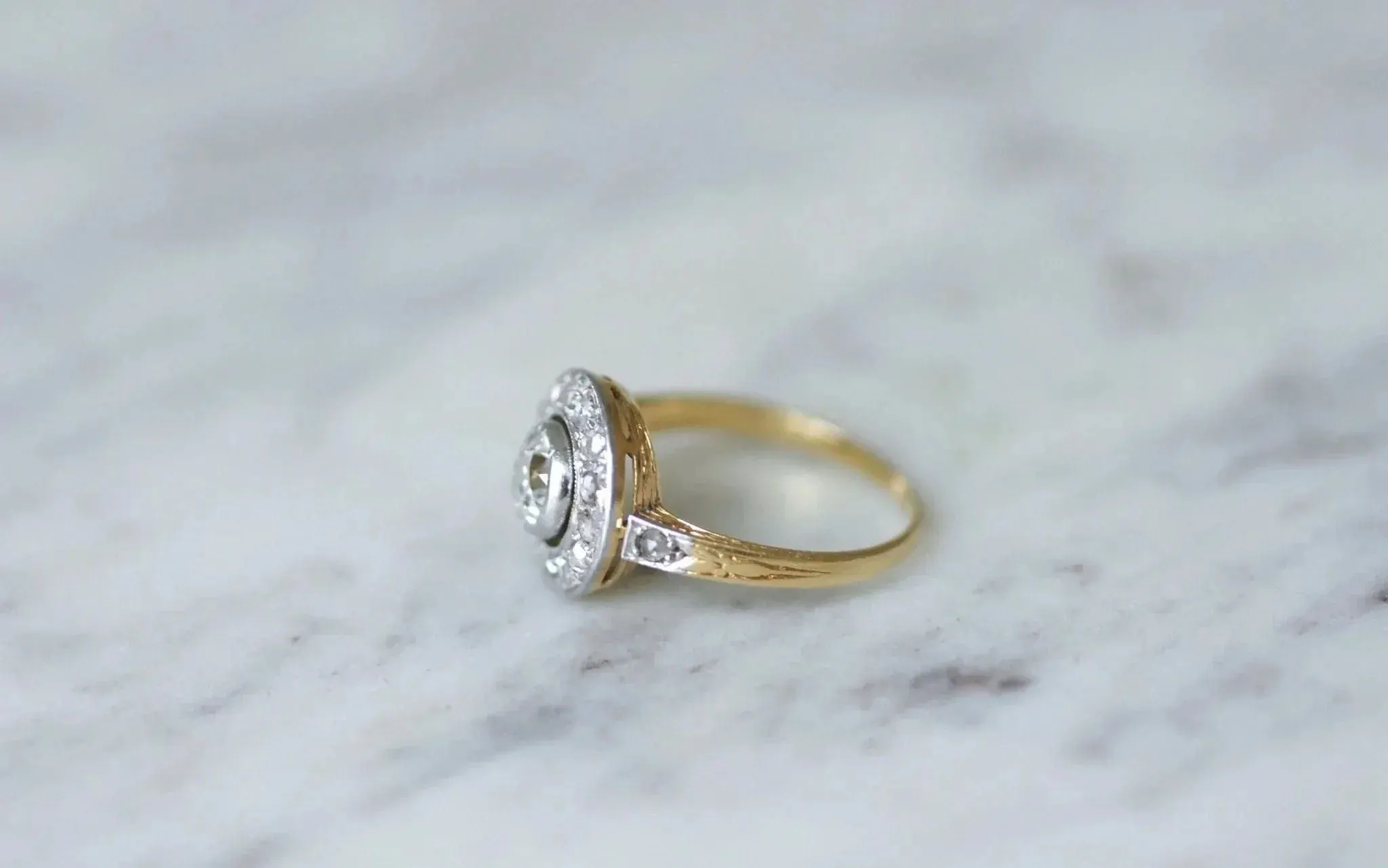 Bague Belle Epoque ronde diamants sold by 58 Facettes product image thumbnail 4