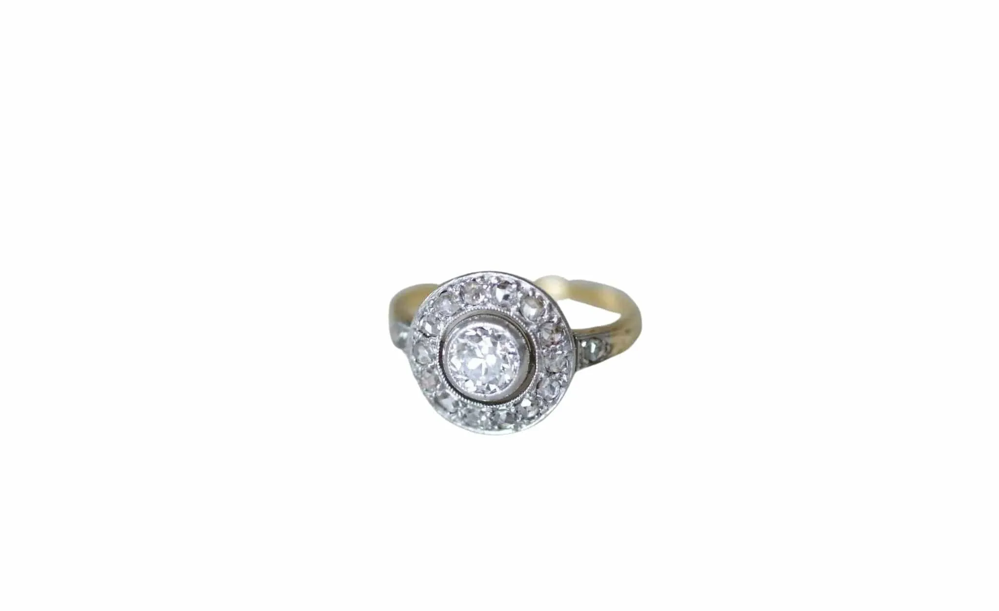 Bague Belle Epoque ronde diamants sold by 58 Facettes
