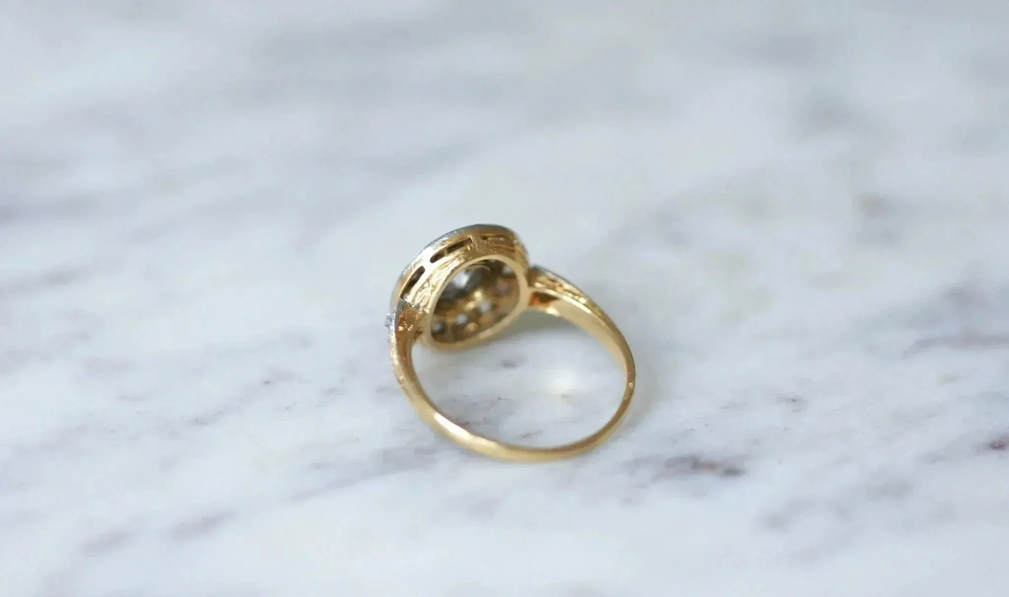 Bague Belle Epoque ronde diamants sold by 58 Facettes product image thumbnail 5