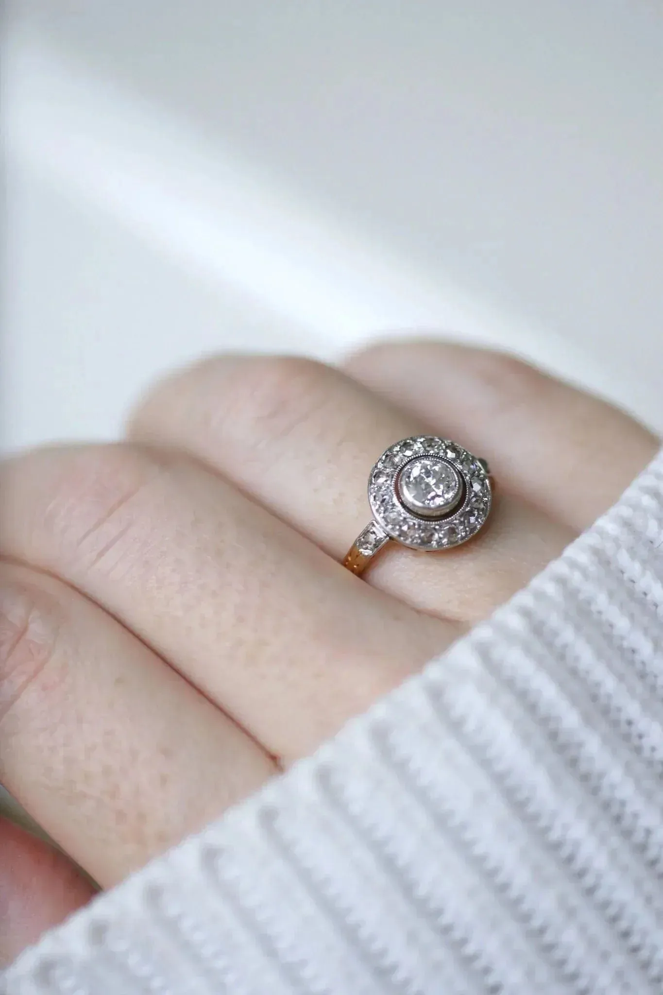 Bague Belle Epoque ronde diamants sold by 58 Facettes product image thumbnail 2