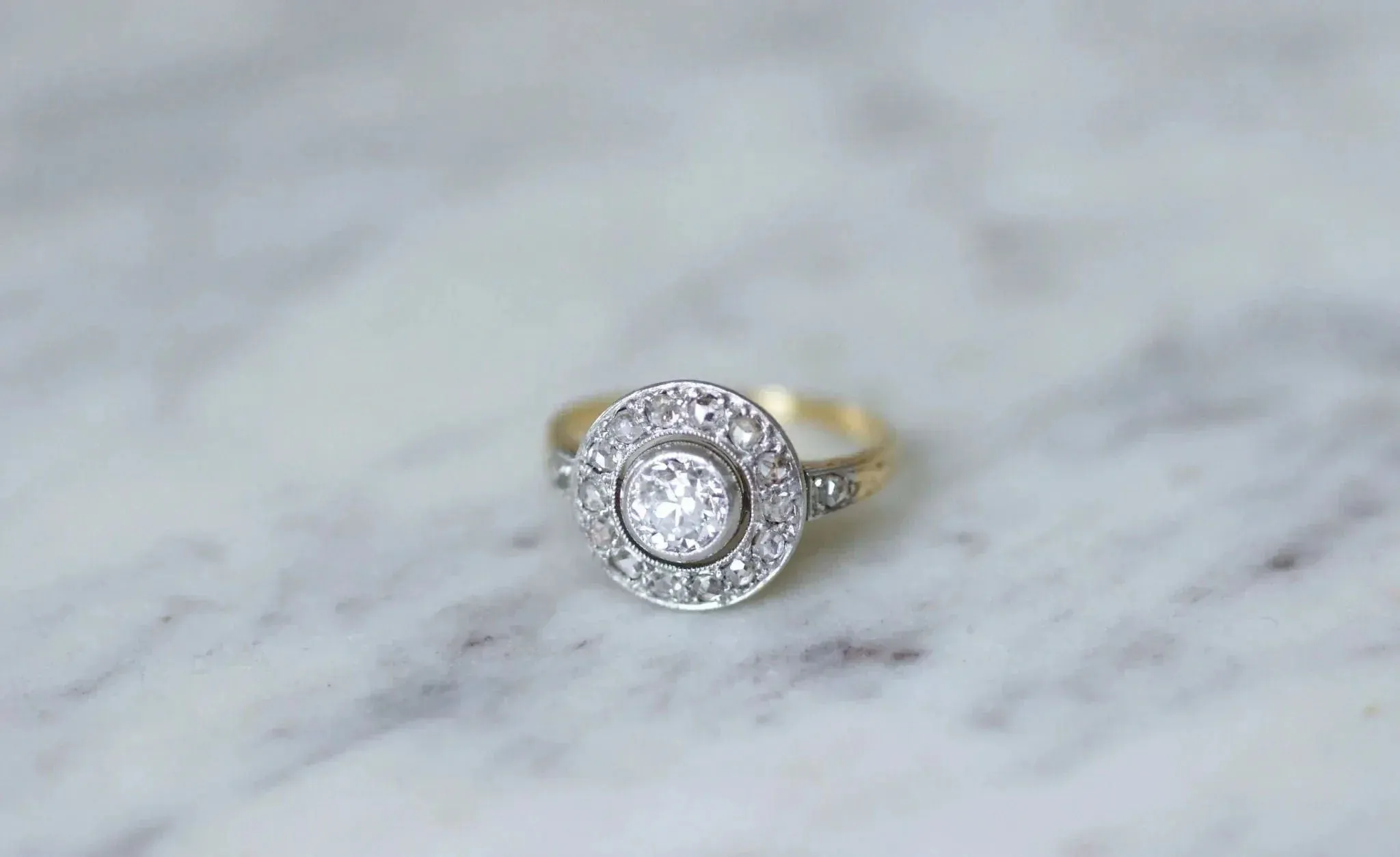 Bague Belle Epoque ronde diamants sold by 58 Facettes product image thumbnail 3