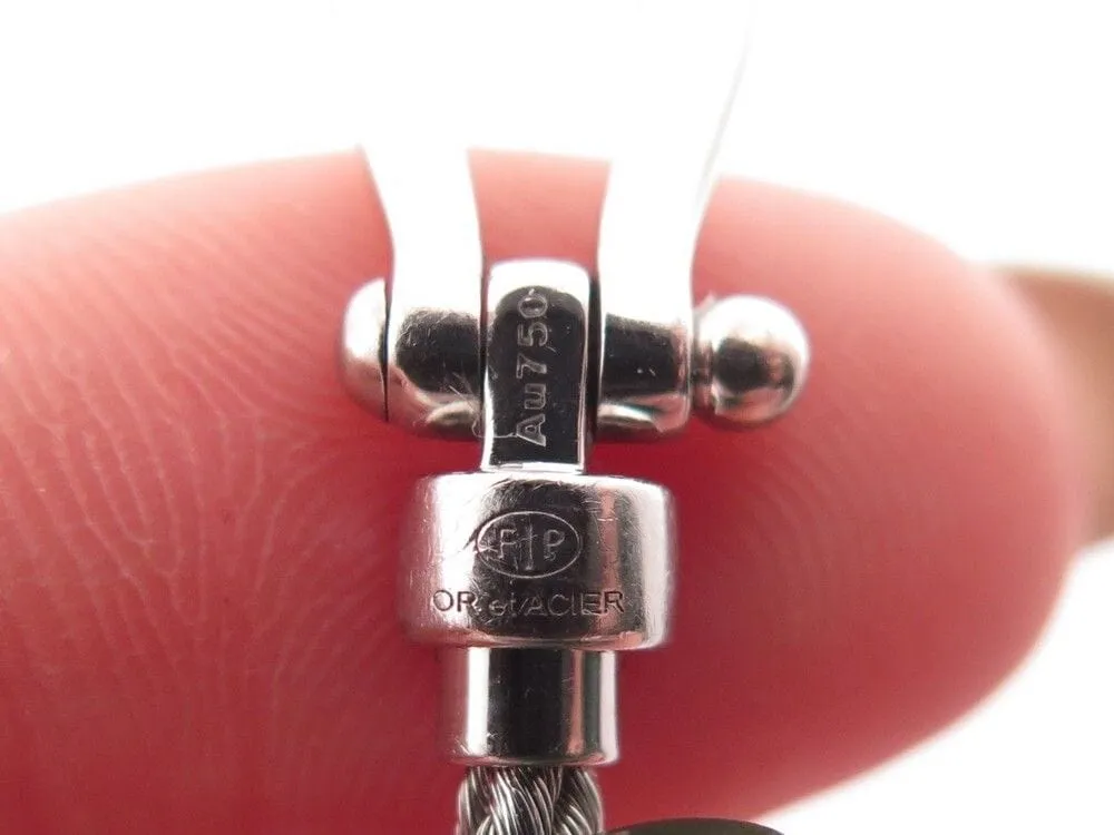 bracelet FRED mini force 10 manille en or 34 diamants sold by 58 Facettes product image thumbnail 5