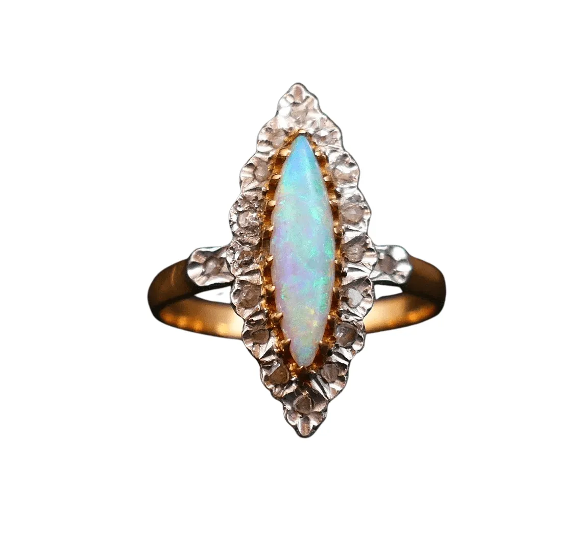 Bague 2 ors Opale Diamants sold by 58 Facettes