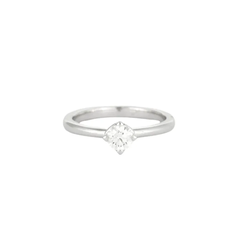Solitaire or blanc avec diamant sold by 58 Facettes