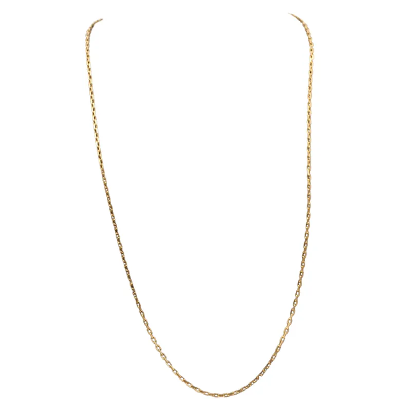 Chaîne jaseron solide en or sold by 58 Facettes