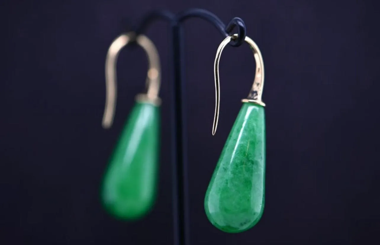 Boucles d'oreilles jade sold by 58 Facettes product image thumbnail 3