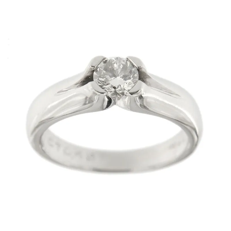 Bague solitaire diamant 0,49 ct sold by 58 Facettes