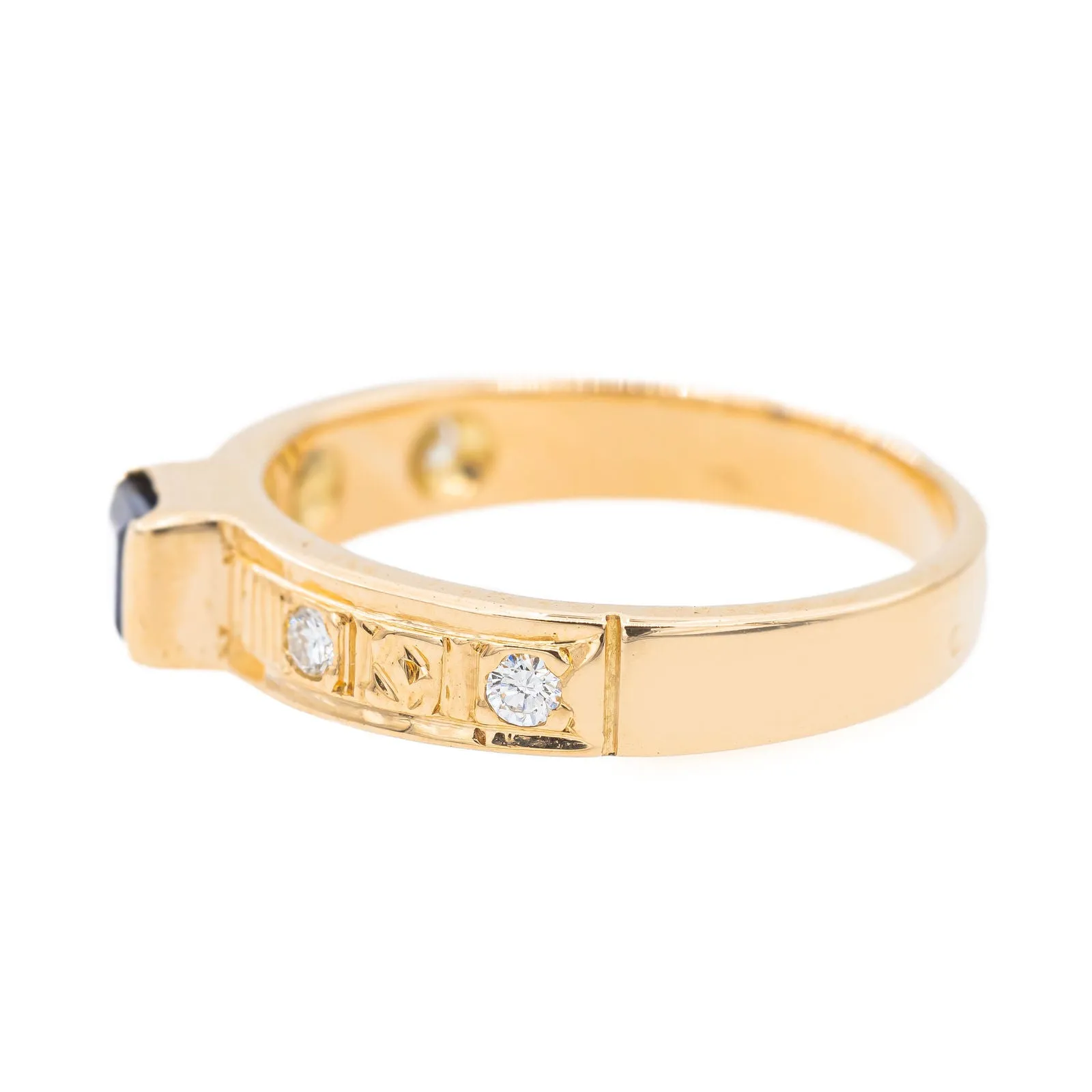 Bague Or rose Saphir sold by 58 Facettes product image thumbnail 4