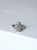 Bague de fiançailles rectangulaire Art Deco diamants sold by 58 Facettes