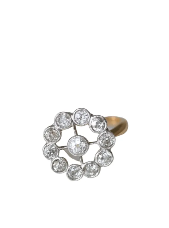 Bague marguerite ancienne diamants sold by 58 Facettes