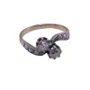 Bague Toi et Moi Or Jaune Diamants sold by 58 Facettes