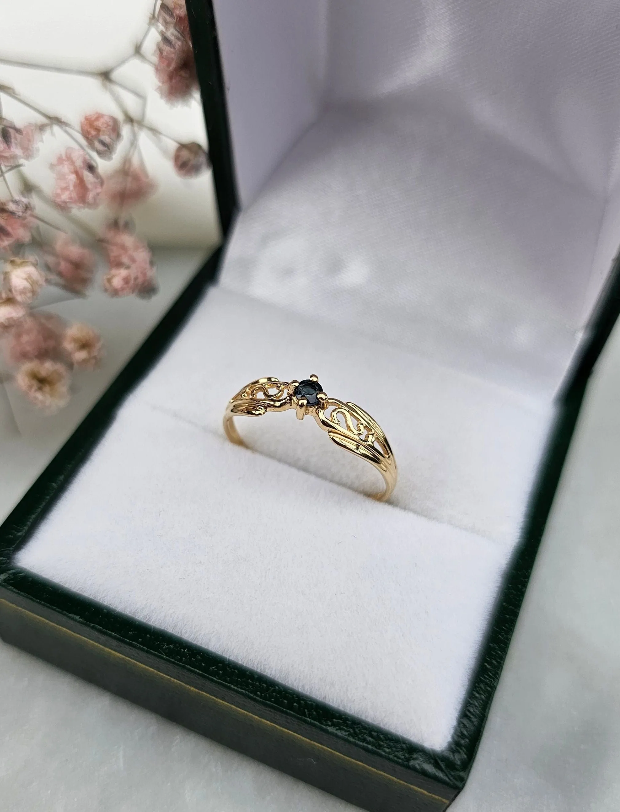 Bague Saphir Or jaune sold by 58 Facettes product image thumbnail 4