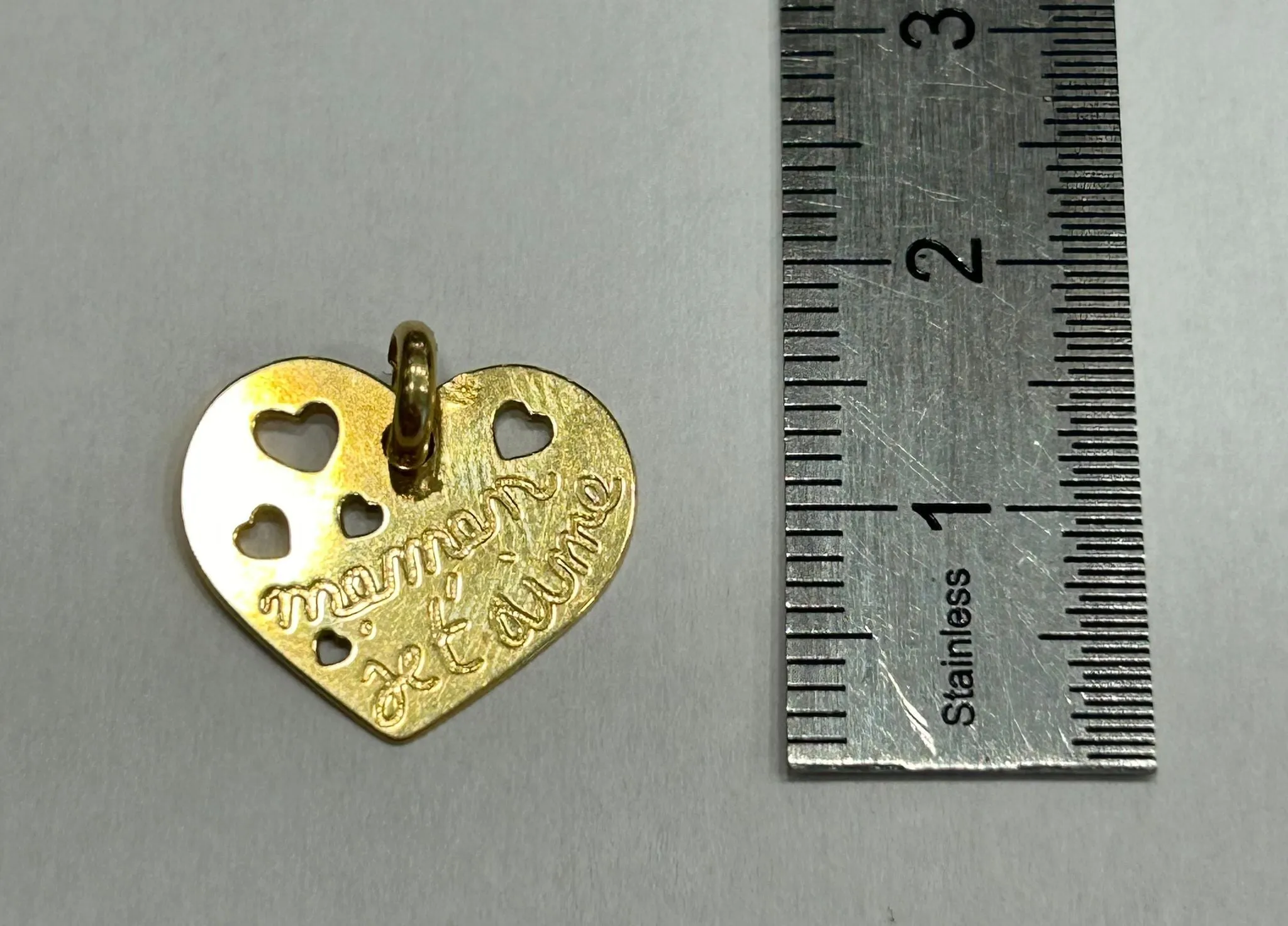 Pendentif maman je t'aime sold by 58 Facettes product image thumbnail 4