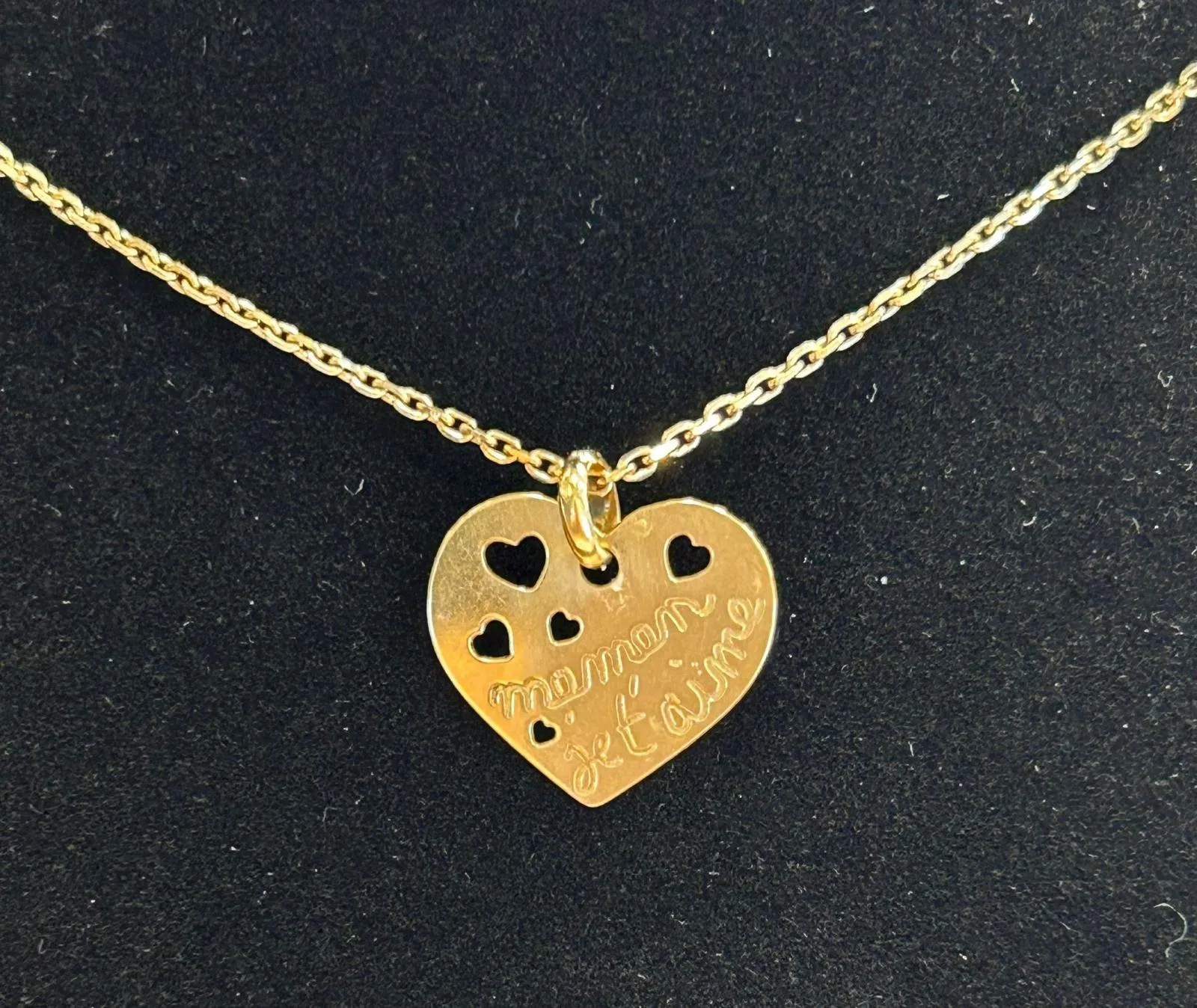 Pendentif maman je t'aime sold by 58 Facettes product image thumbnail 2