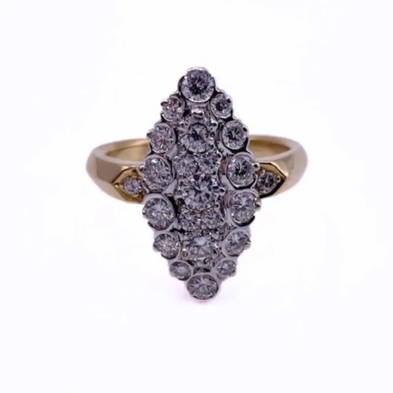 Bague Marquise Or Jaune & Diamants sold by 58 Facettes