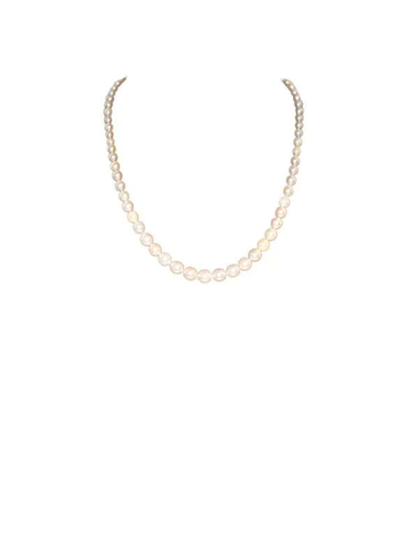 Collier 61 Perles de Culture Fermoir Or sold by 58 Facettes