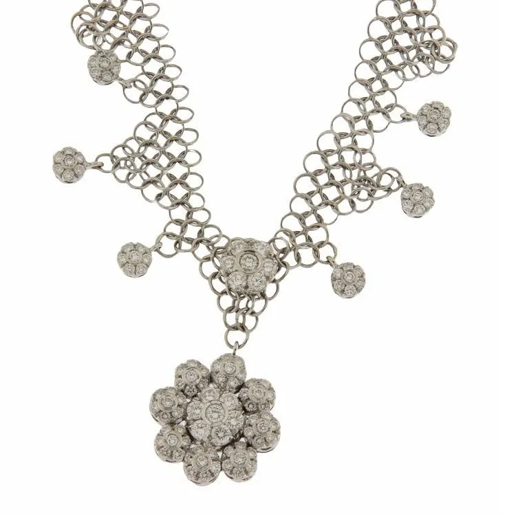 Tour de cou avec pendentifs en diamants sold by 58 Facettes product image thumbnail 3