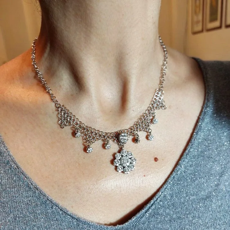 Tour de cou avec pendentifs en diamants sold by 58 Facettes product image thumbnail 2