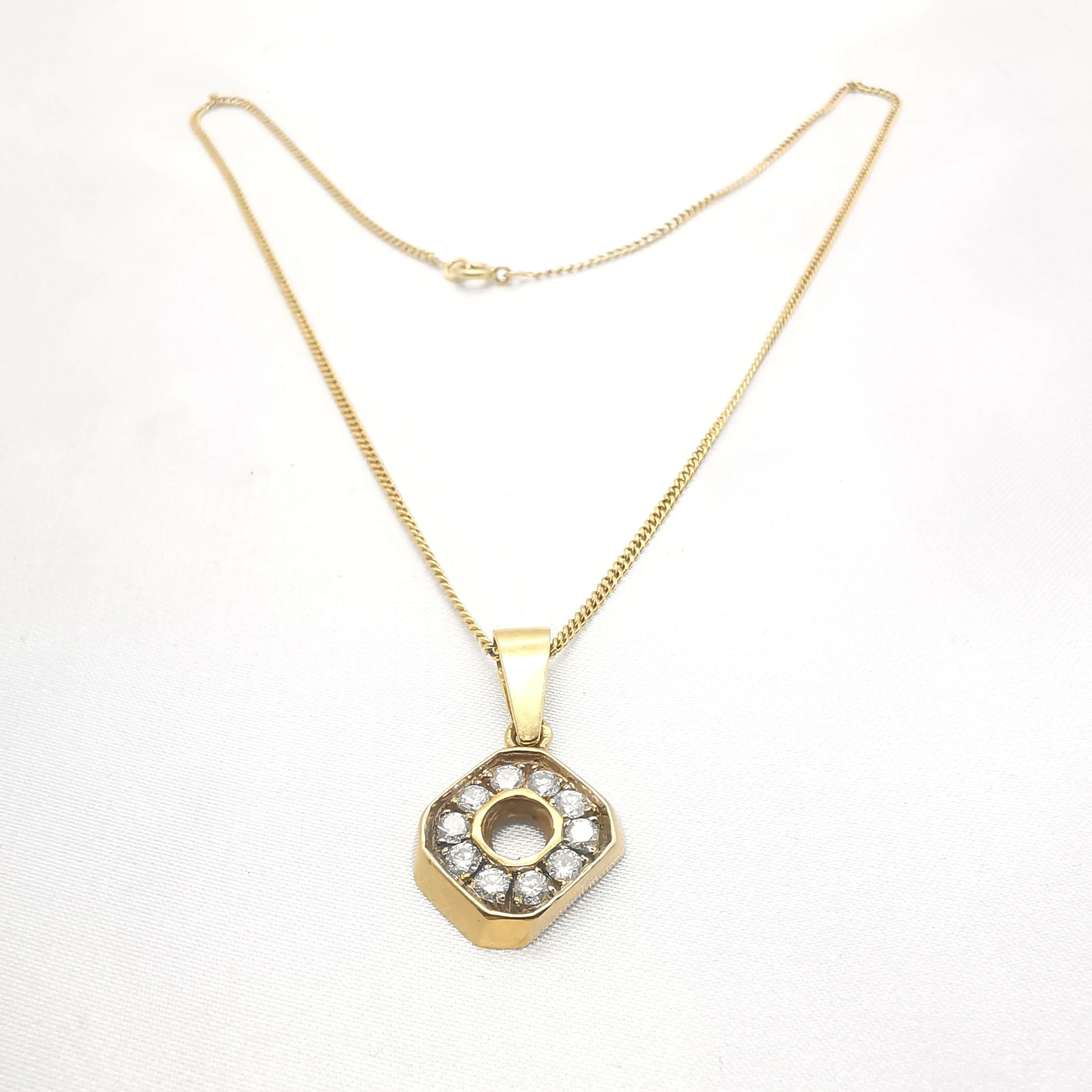 Collier en or jaune et diamants sold by 58 Facettes product image thumbnail 4