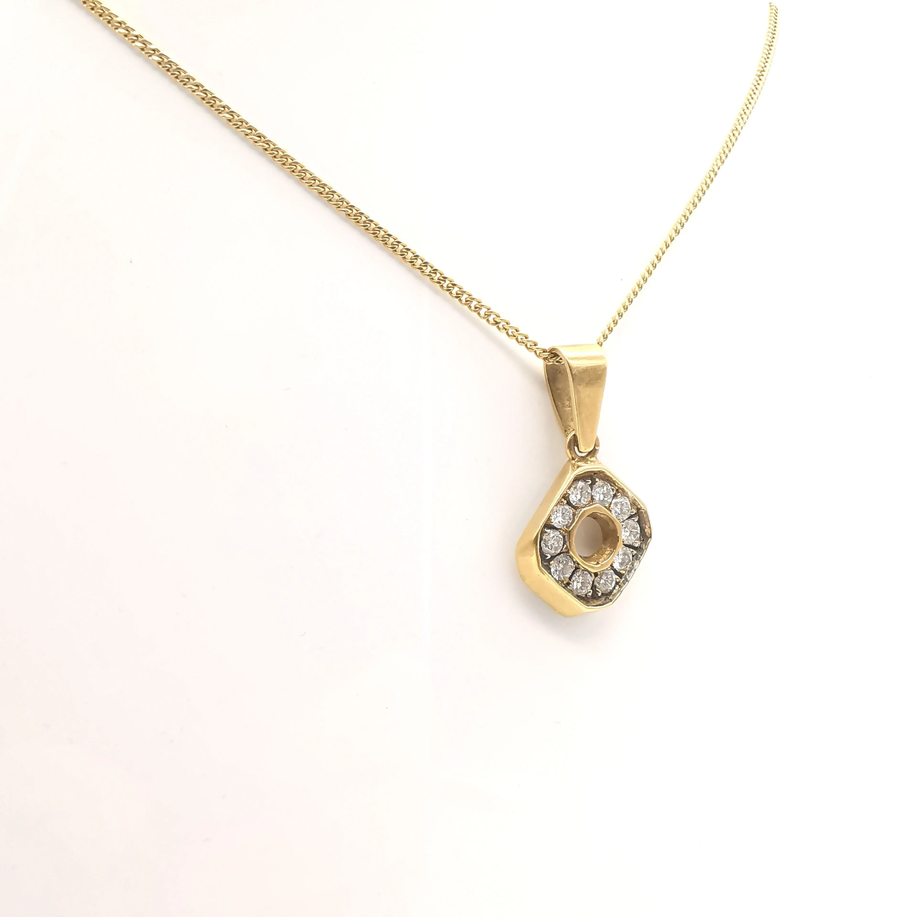 Collier en or jaune et diamants sold by 58 Facettes product image thumbnail 5