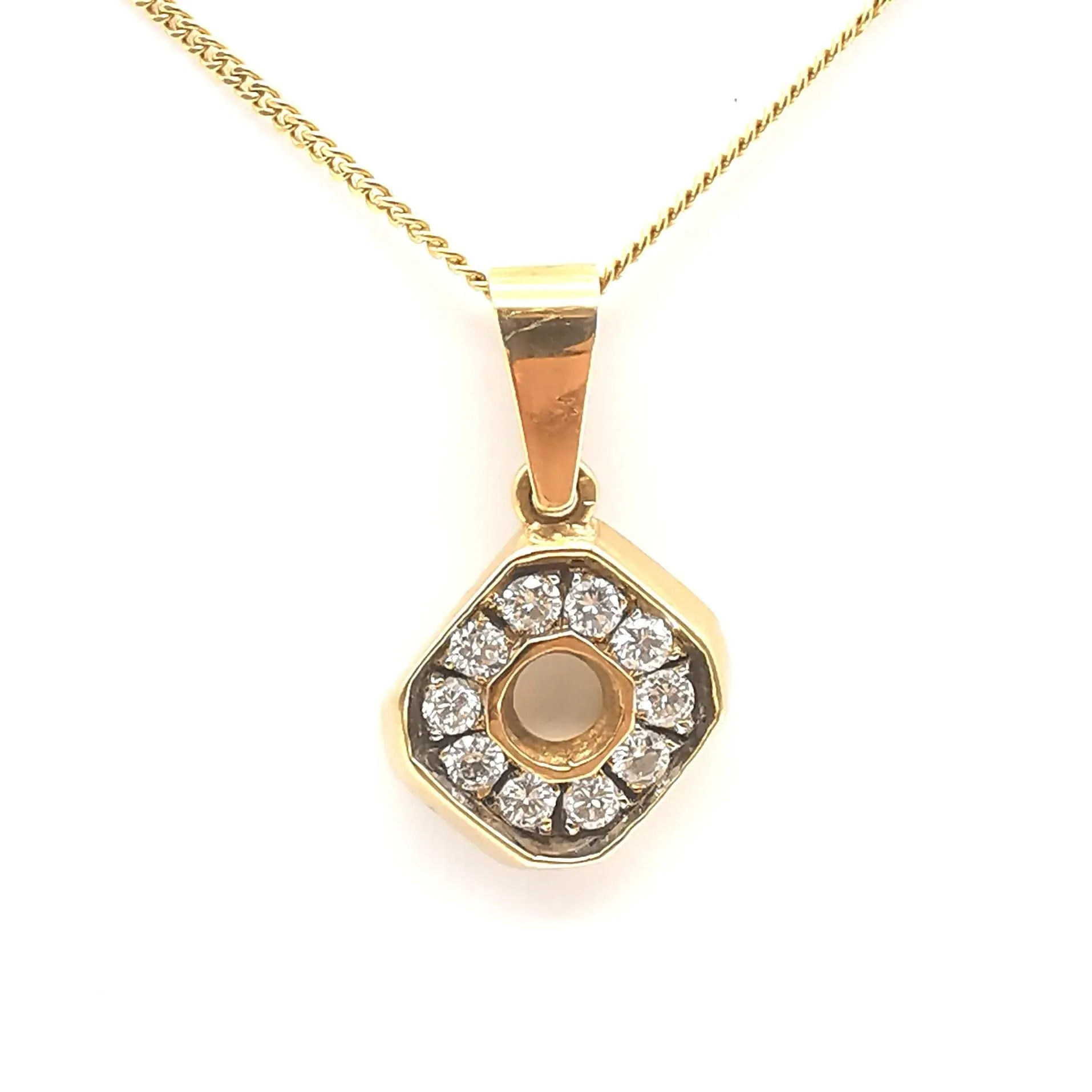 Collier en or jaune et diamants sold by 58 Facettes product image thumbnail 2