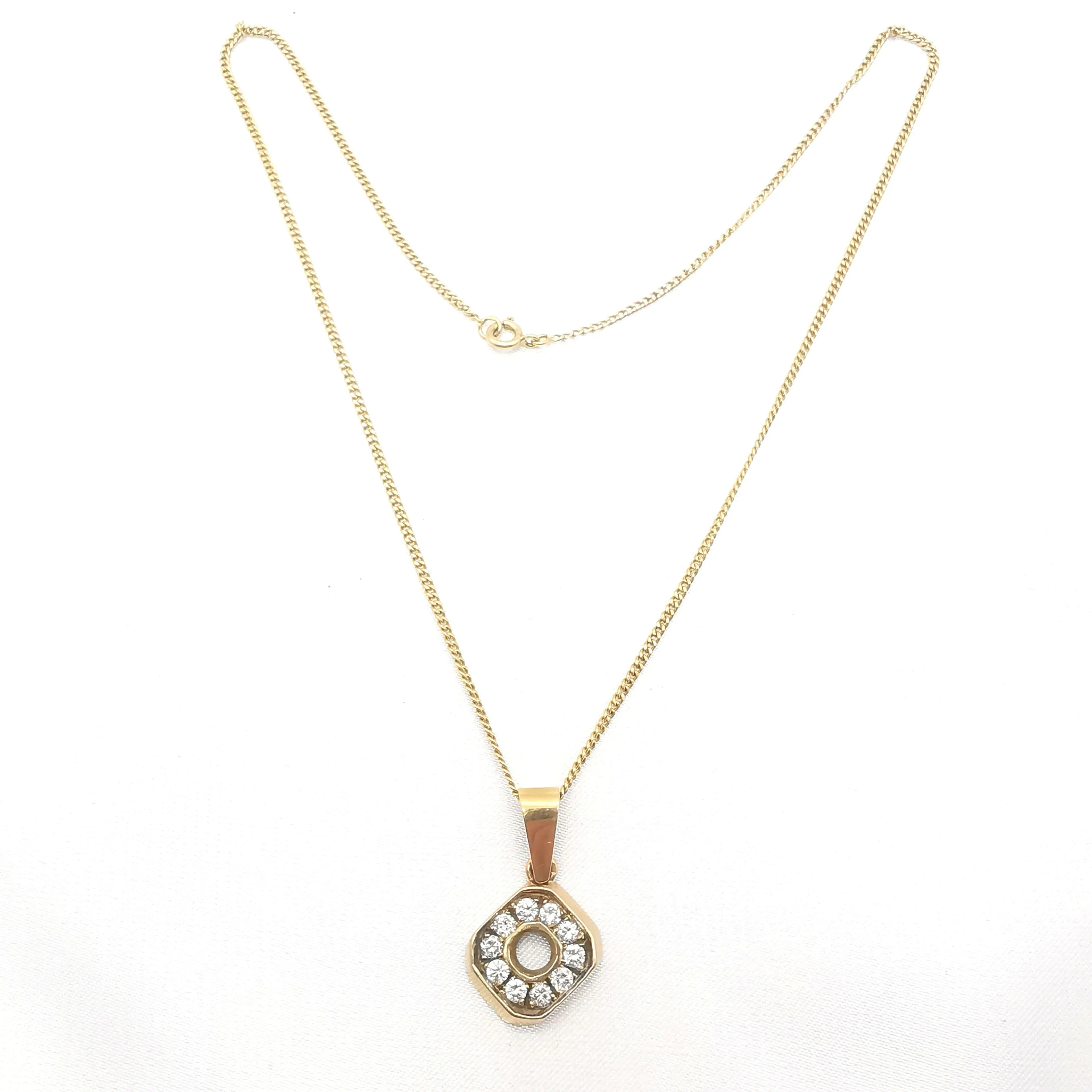 Collier en or jaune et diamants sold by 58 Facettes product image thumbnail 3