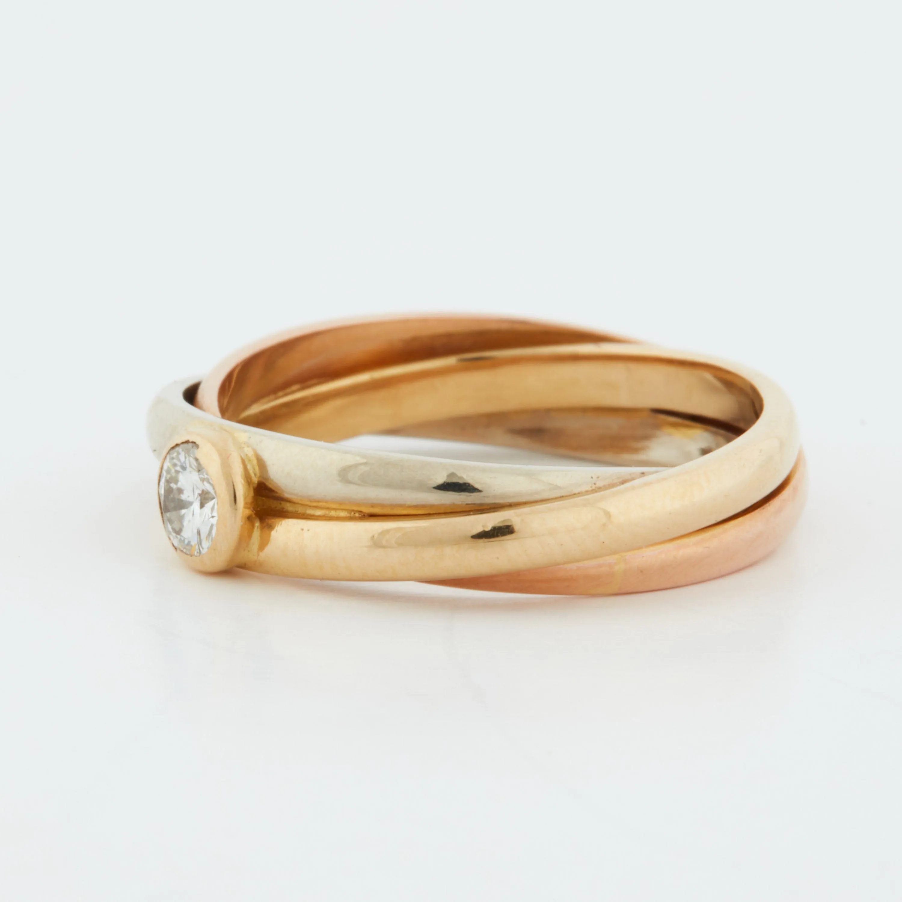 Bague 3 ors Diamant sold by 58 Facettes product image thumbnail 4