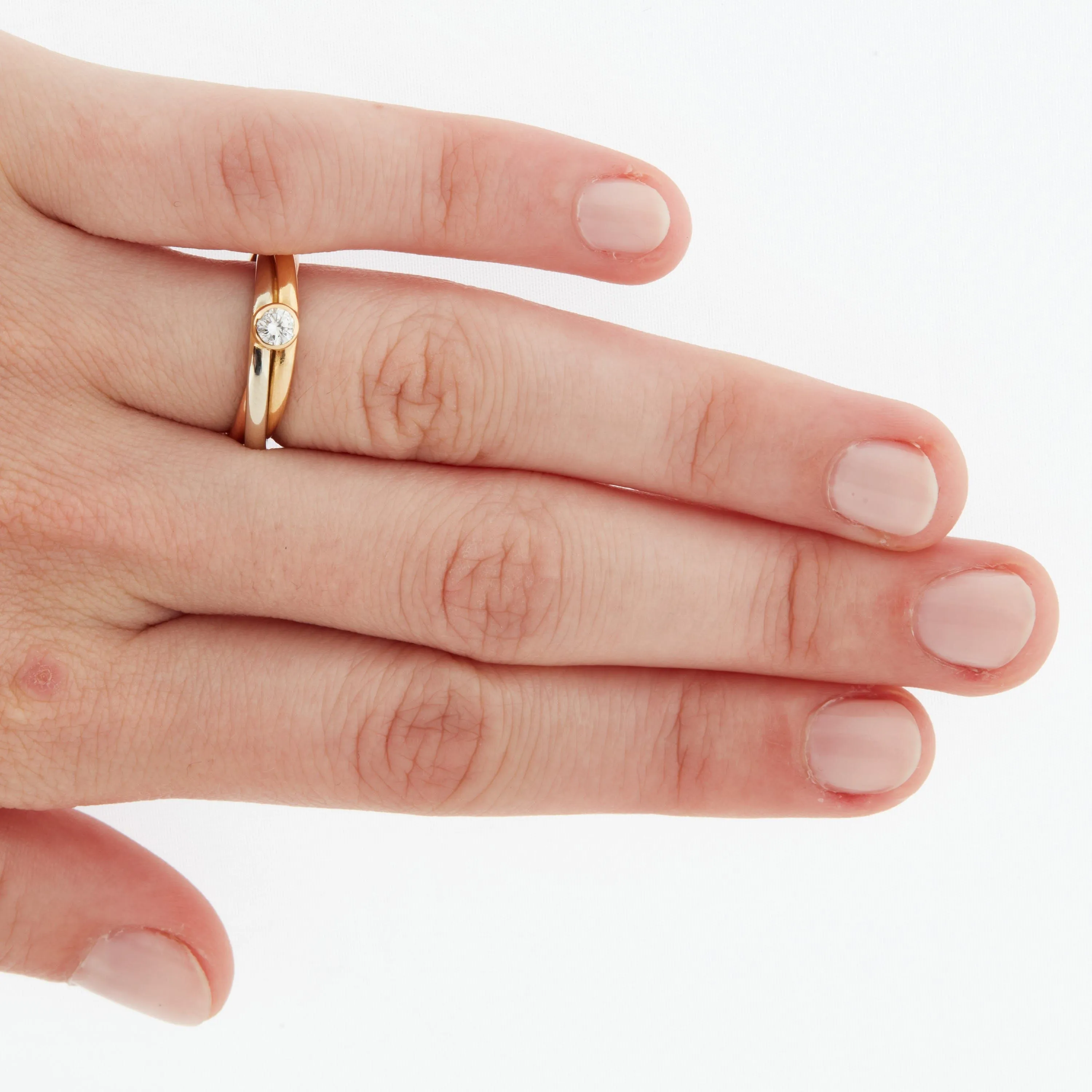 Bague 3 ors Diamant sold by 58 Facettes product image thumbnail 2