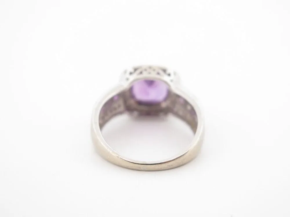 bague MATY or blanc amethyste et diamants sold by 58 Facettes product image thumbnail 5