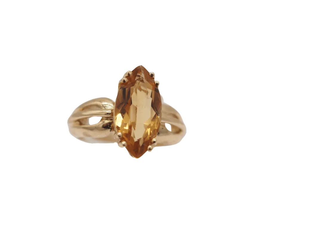 Bague citrine or jaune sold by 58 Facettes
