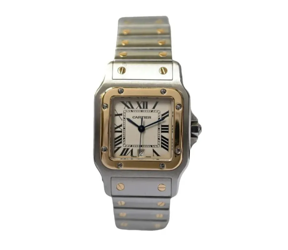 CARTIER - Montre Santos MM sold by 58 Facettes