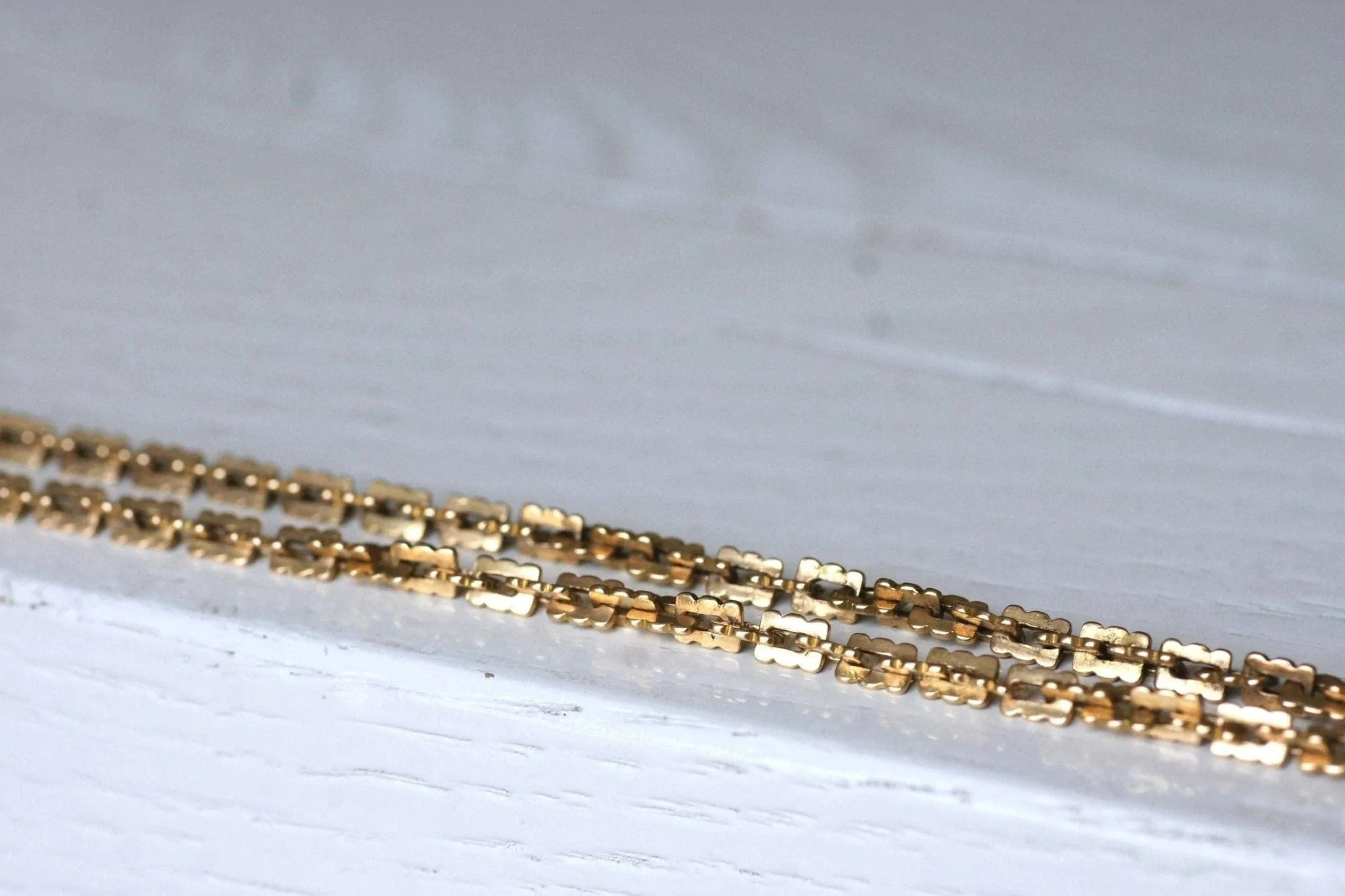 Chaîne de montre maille carrée et clé de montre sold by 58 Facettes product image thumbnail 5