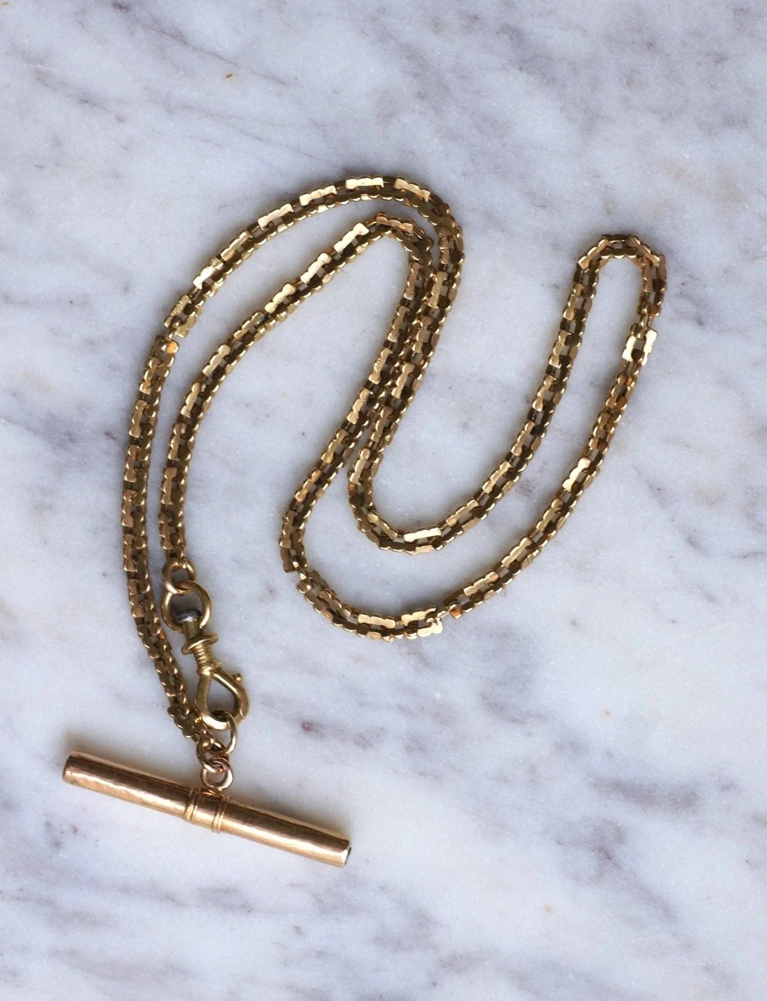 Chaîne de montre maille carrée et clé de montre sold by 58 Facettes product image thumbnail 2