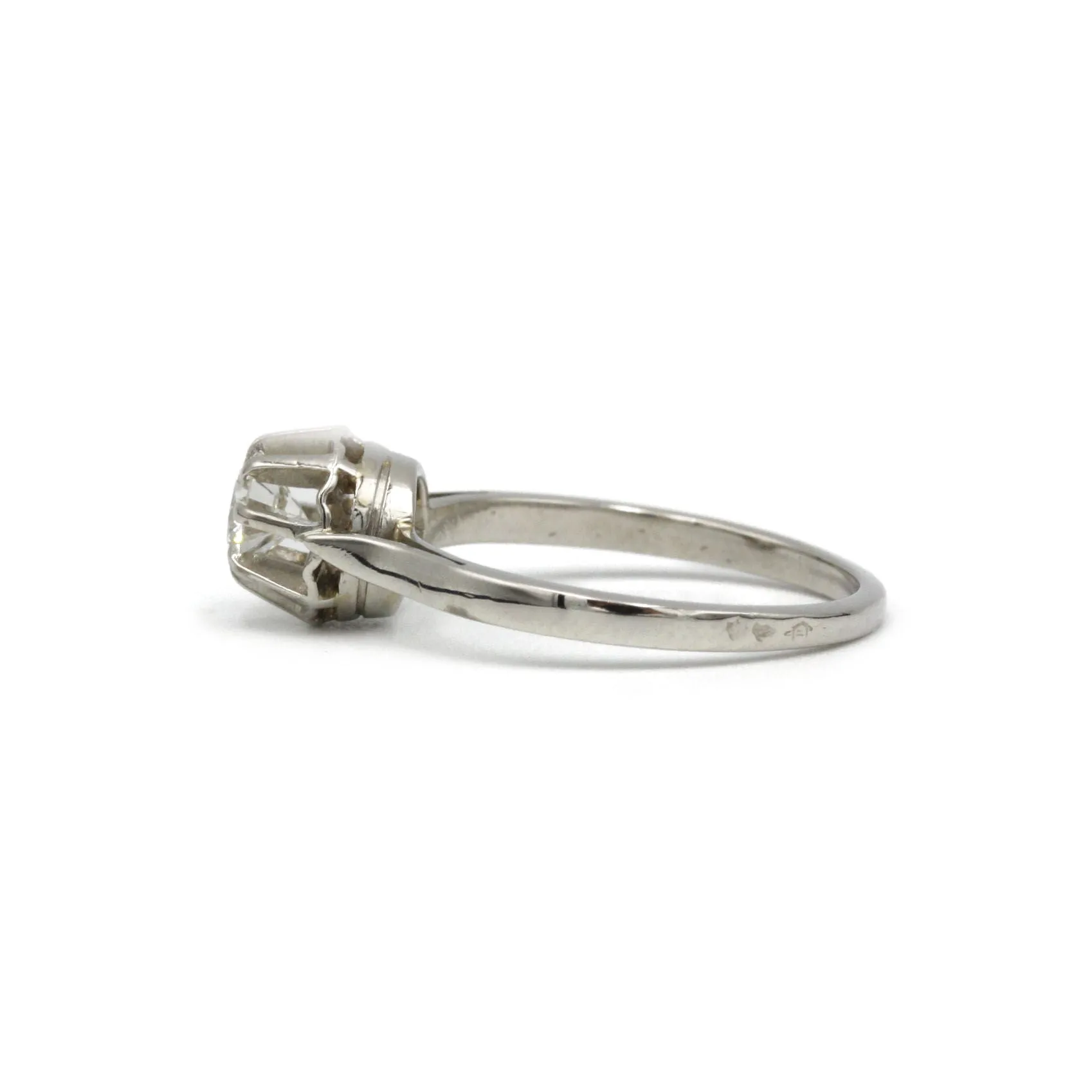 Solitaire - Or, platine et diamant sold by 58 Facettes product image thumbnail 2