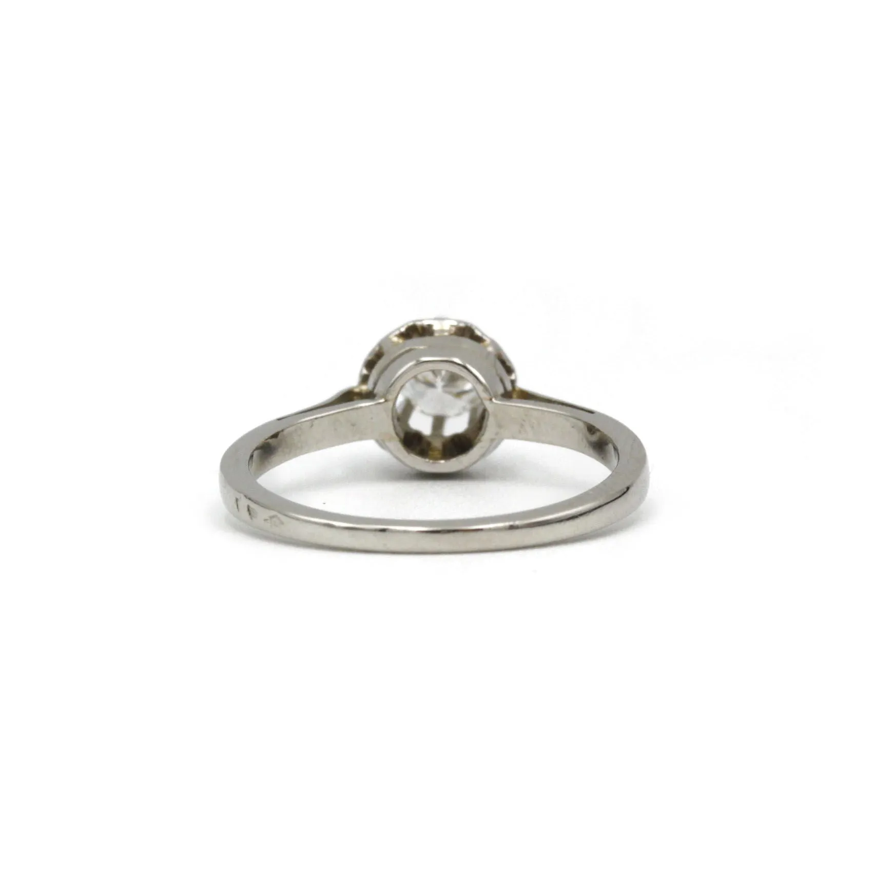 Solitaire - Or, platine et diamant sold by 58 Facettes product image thumbnail 3