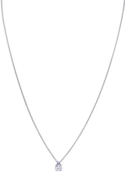 COLLIER DIAMANT SOLITAIRE 0.65 CARAT sold by 58 Facettes