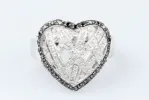 Bague Coeur diamant en or blanc sold by 58 Facettes