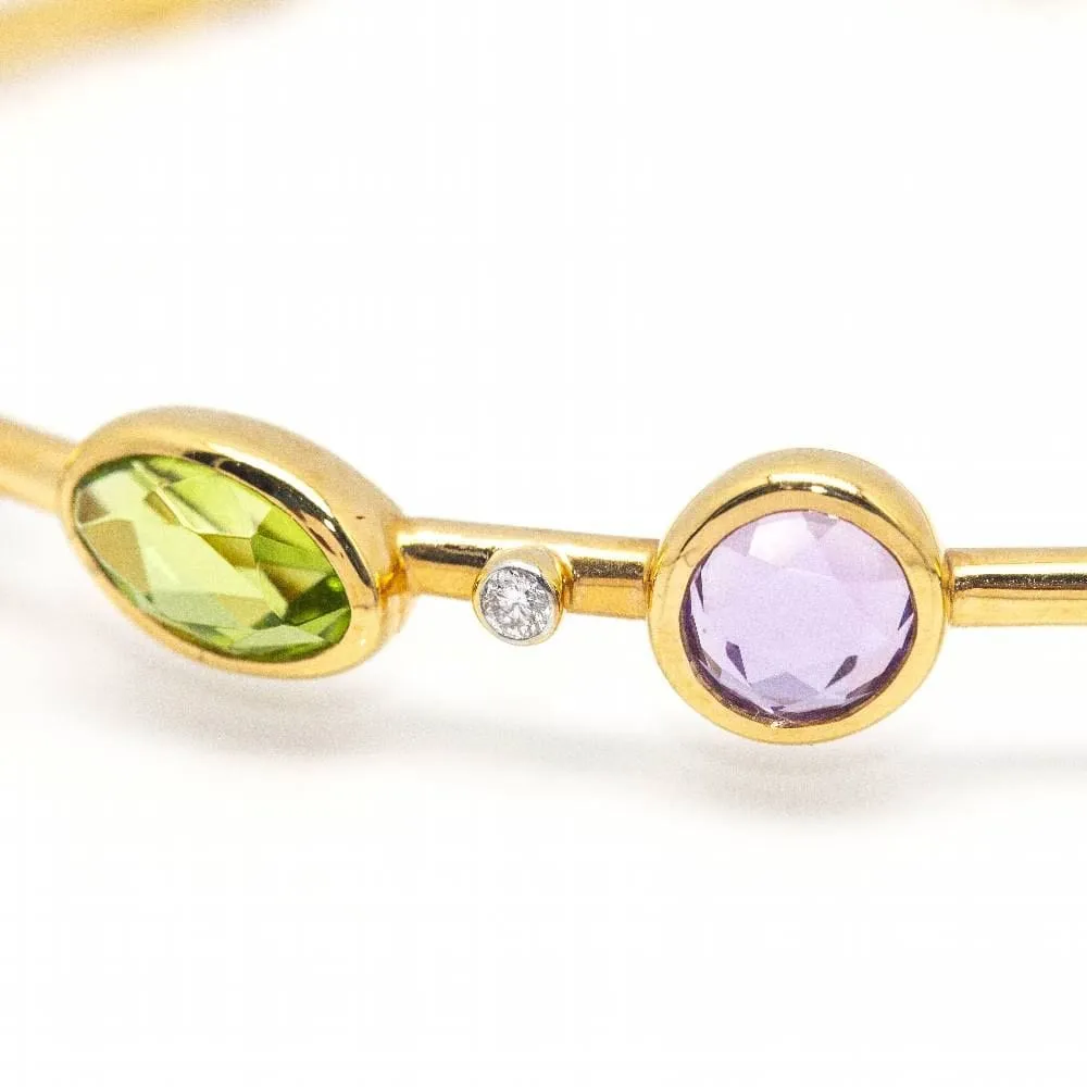 Bracelet diamant et pierres précieuses sold by 58 Facettes product image thumbnail 3