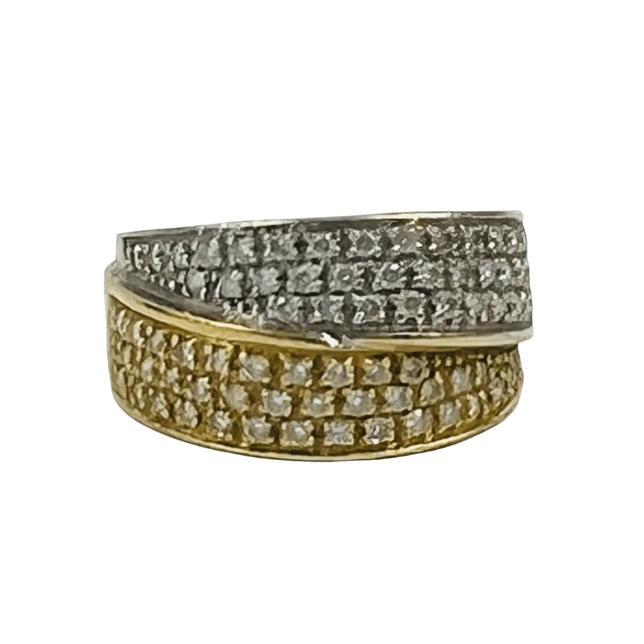 Bague 2 Ors avec Diamants sold by 58 Facettes