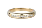 Bague en or jaune diamants sold by 58 Facettes