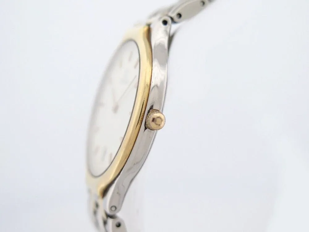 vintage montre OMEGA deville symbol quartz en or et acier sold by 58 Facettes product image thumbnail 4