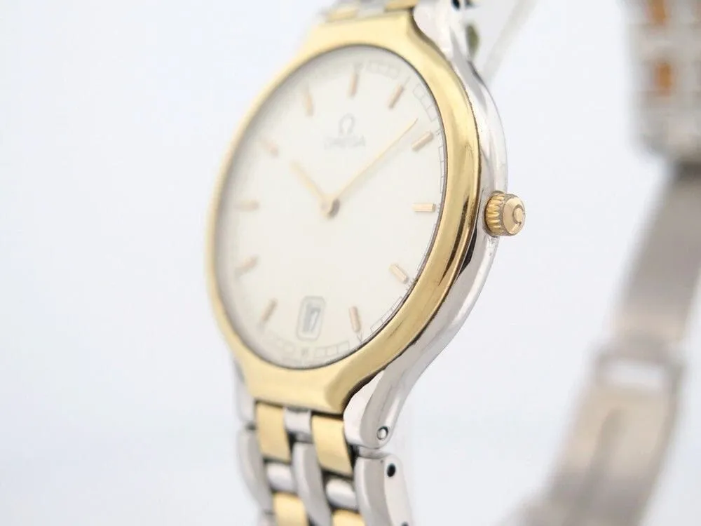 vintage montre OMEGA deville symbol quartz en or et acier sold by 58 Facettes product image thumbnail 3
