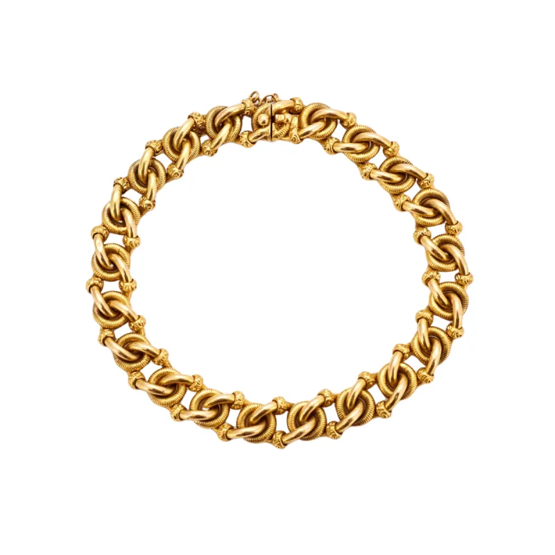 Bracelet en or jaune filigrané. sold by 58 Facettes