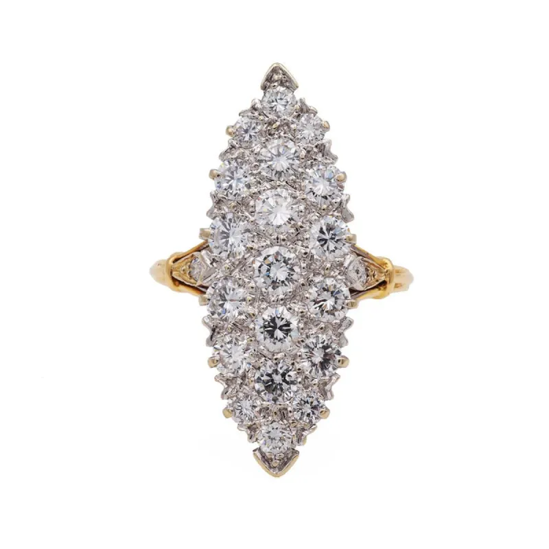 Bague Marquise Diamants sold by 58 Facettes