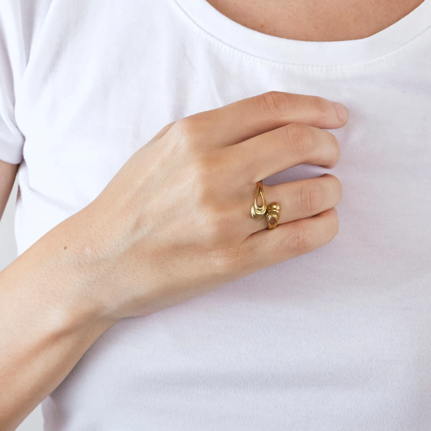 Bague Toi et Moi serpents sold by 58 Facettes product image thumbnail 2