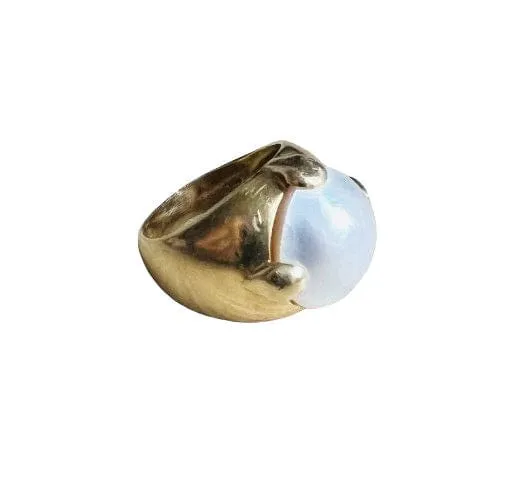 Bague or jaune, perle Mabé sold by 58 Facettes product image thumbnail 5
